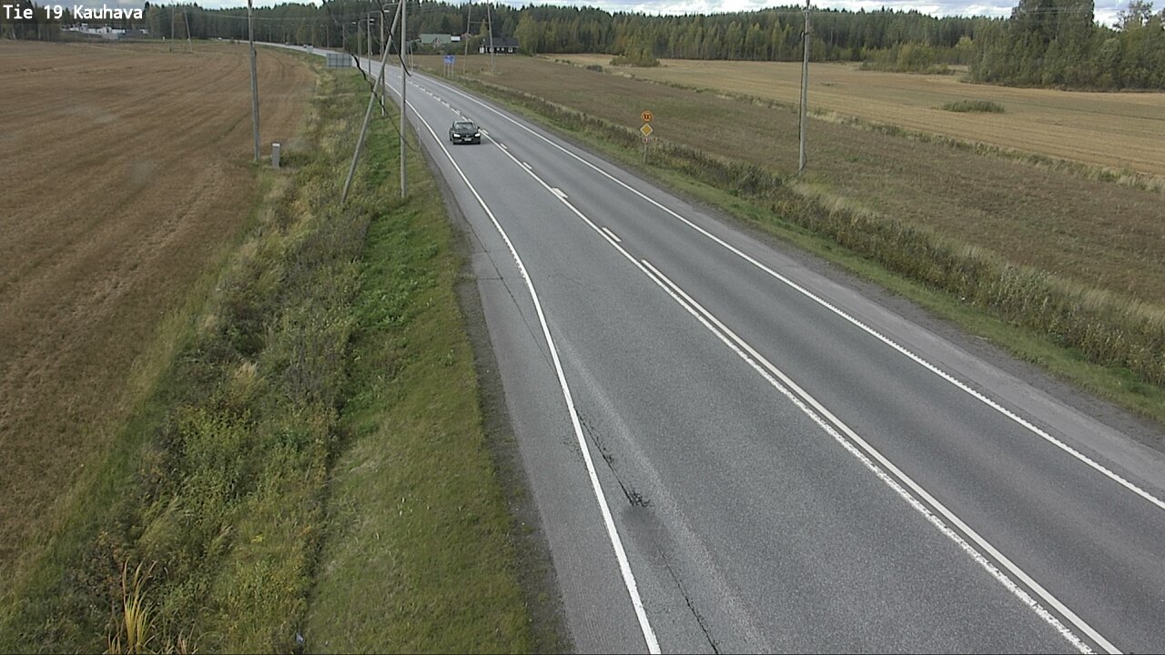Weather Camera Image Road 19 Kauhava, Kauhava, Etelä-Pohjanmaa