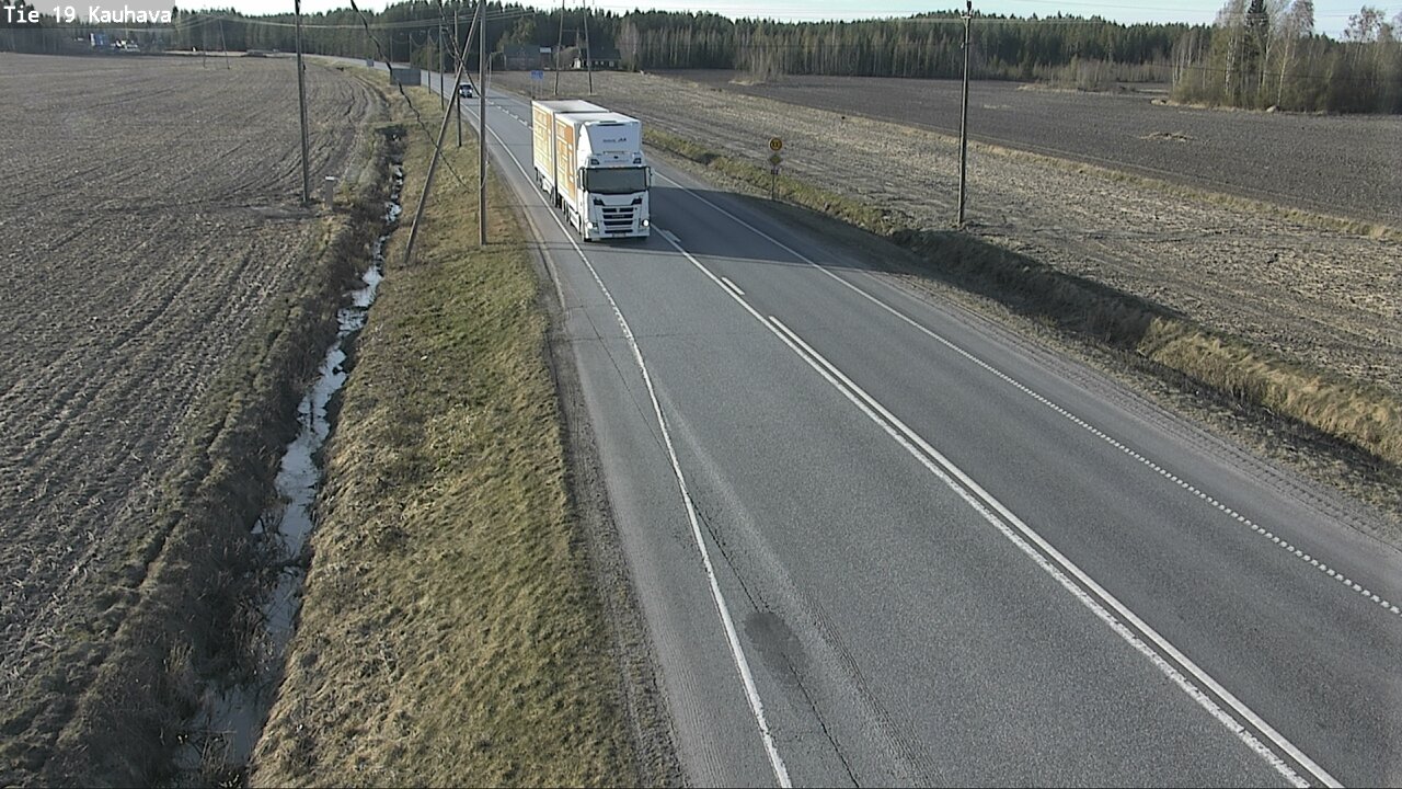 Weather Camera Image Road 19 Kauhava, Kauhava, Etelä-Pohjanmaa