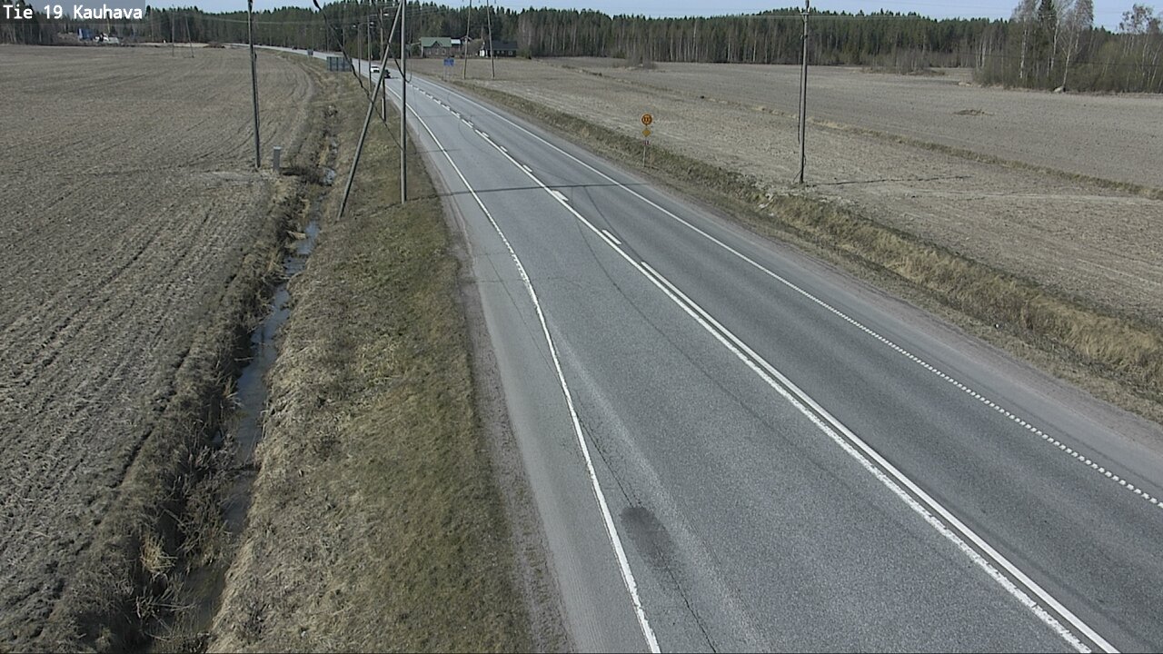 Weather Camera Image Road 19 Kauhava, Kauhava, Etelä-Pohjanmaa