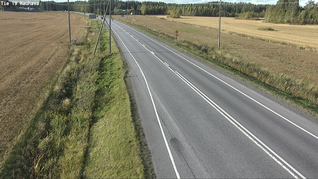 Weather Camera Image Road 19 Kauhava, Kauhava, Etelä-Pohjanmaa