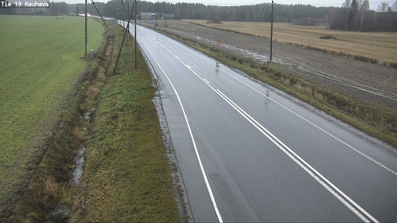 Weather Camera Image Väg 19 Kauhava, Kauhava, Etelä-Pohjanmaa