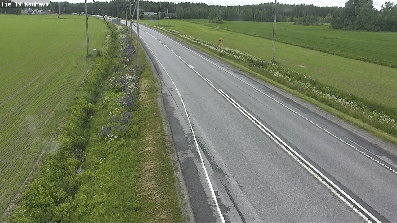 Weather Camera Image Väg 19 Kauhava, Kauhava, Etelä-Pohjanmaa