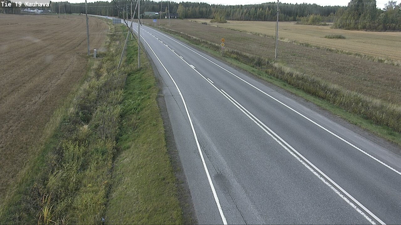 Weather Camera Image Road 19 Kauhava, Kauhava, Etelä-Pohjanmaa