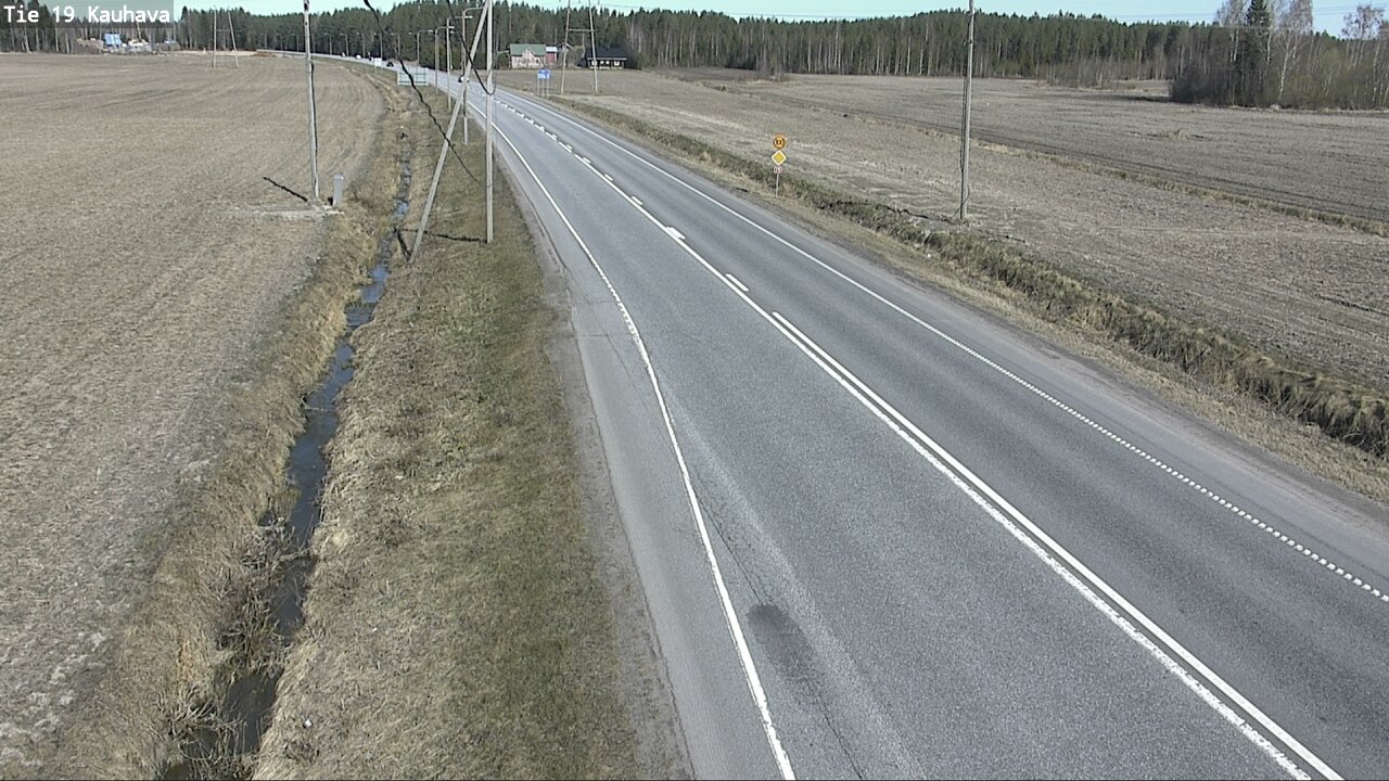 Weather Camera Image Road 19 Kauhava, Kauhava, Etelä-Pohjanmaa