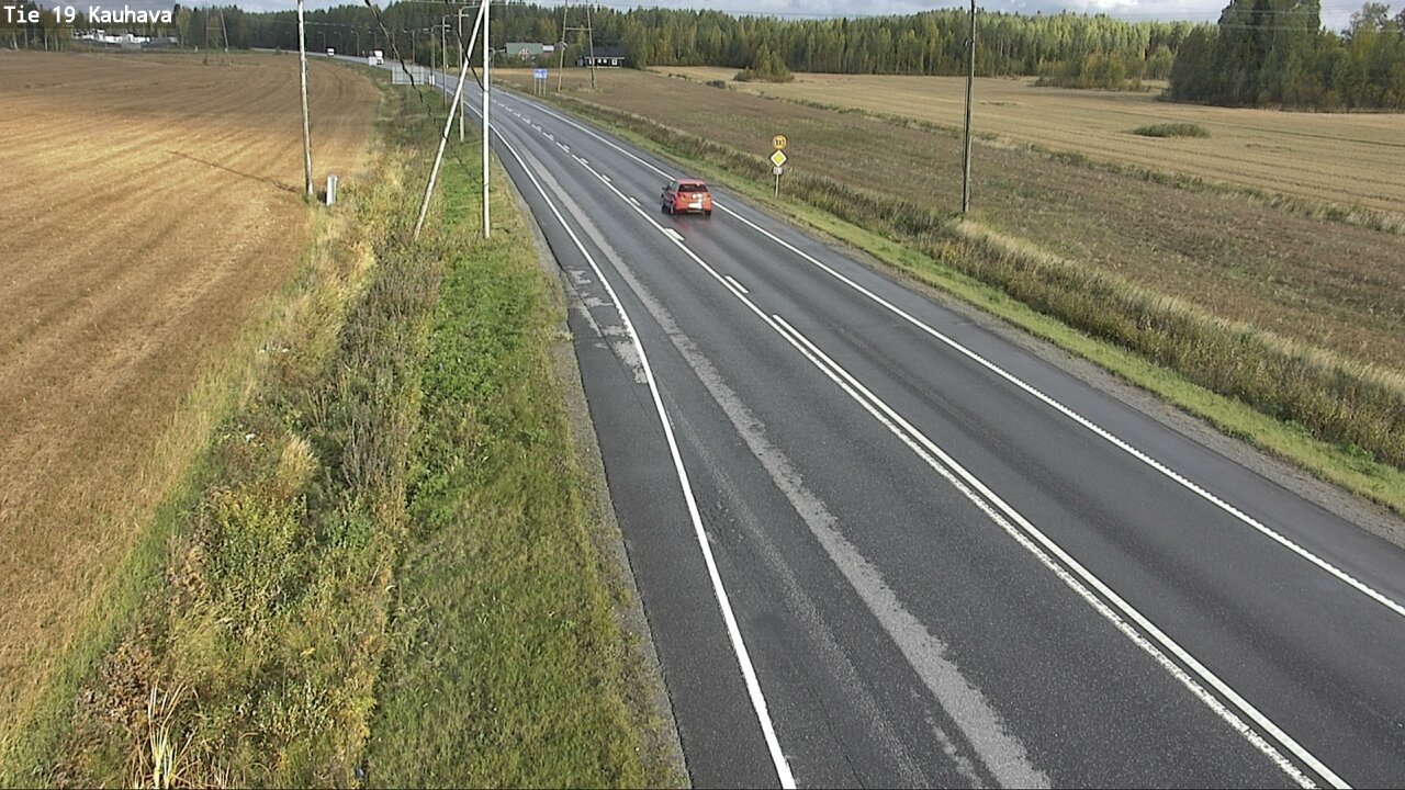Weather Camera Image Road 19 Kauhava, Kauhava, Etelä-Pohjanmaa