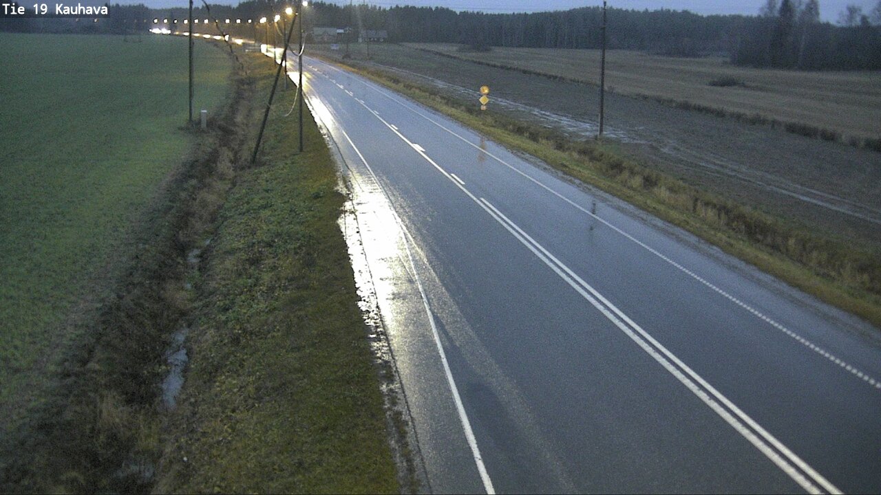 Weather Camera Image Väg 19 Kauhava, Kauhava, Etelä-Pohjanmaa