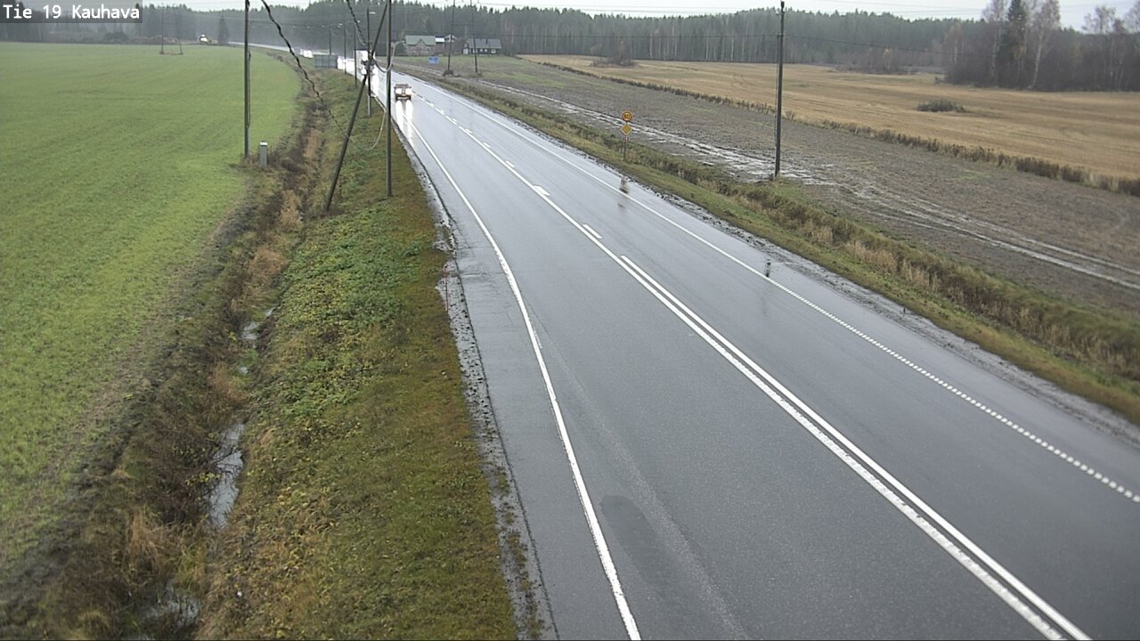 Weather Camera Image Väg 19 Kauhava, Kauhava, Etelä-Pohjanmaa