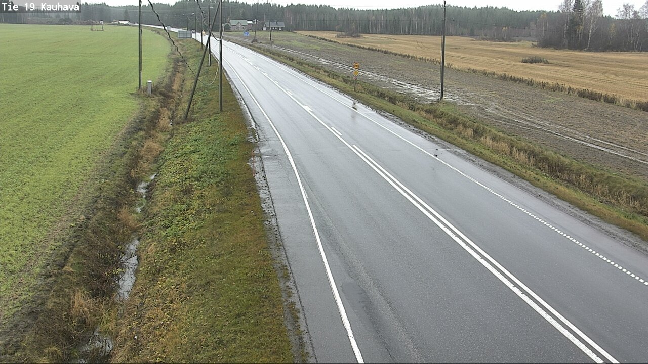 Weather Camera Image Väg 19 Kauhava, Kauhava, Etelä-Pohjanmaa