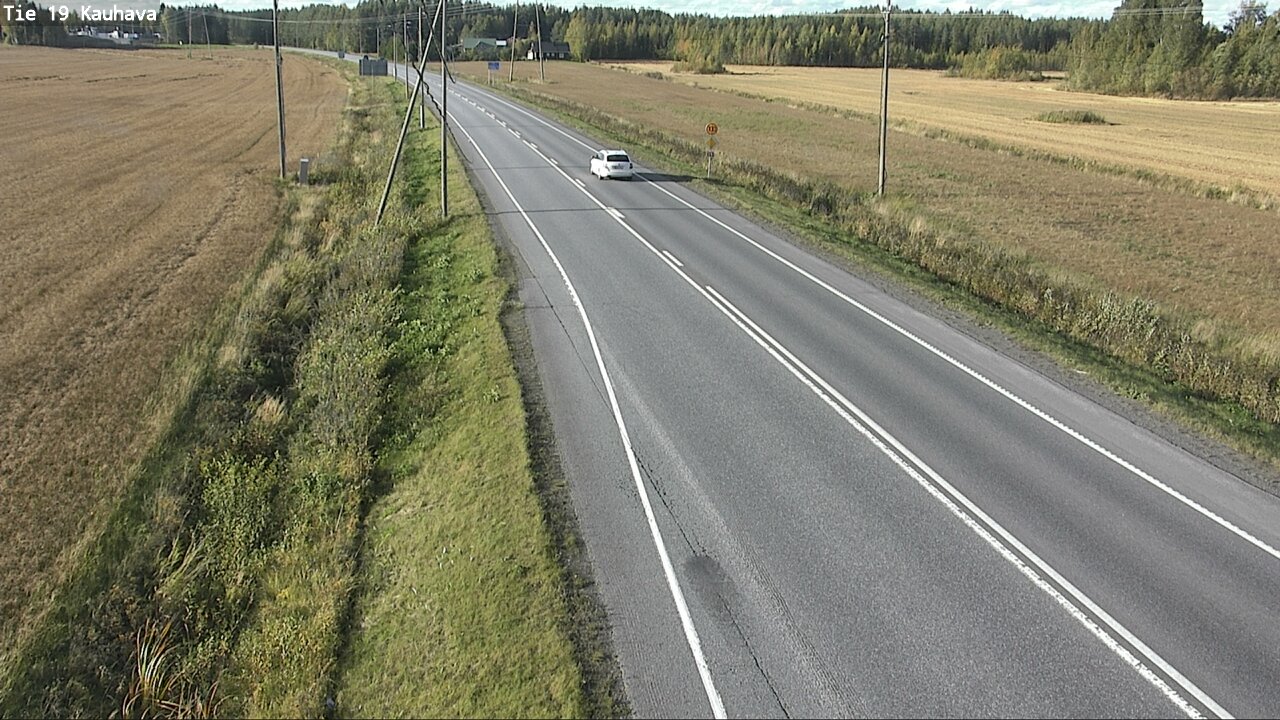 Weather Camera Image Road 19 Kauhava, Kauhava, Etelä-Pohjanmaa