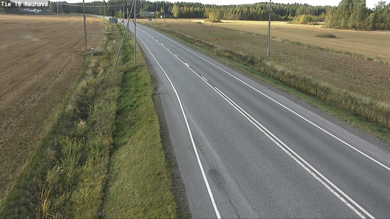 Weather Camera Image Road 19 Kauhava, Kauhava, Etelä-Pohjanmaa