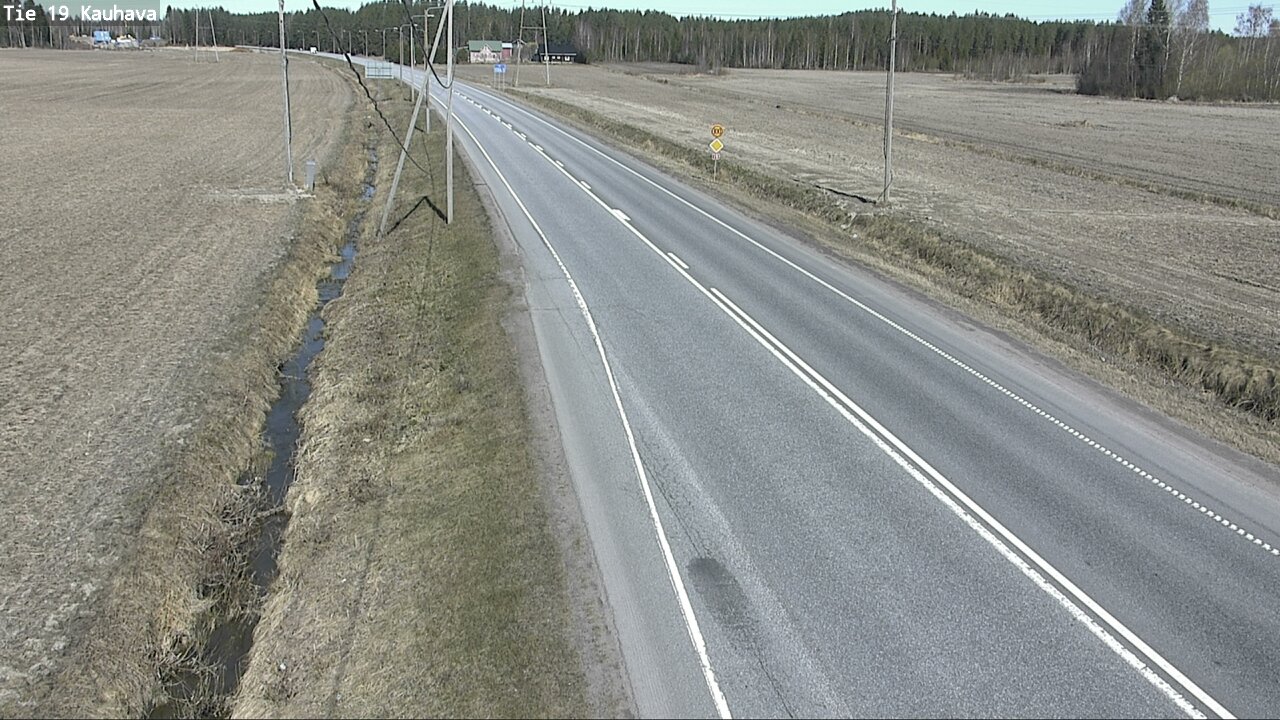 Weather Camera Image Road 19 Kauhava, Kauhava, Etelä-Pohjanmaa
