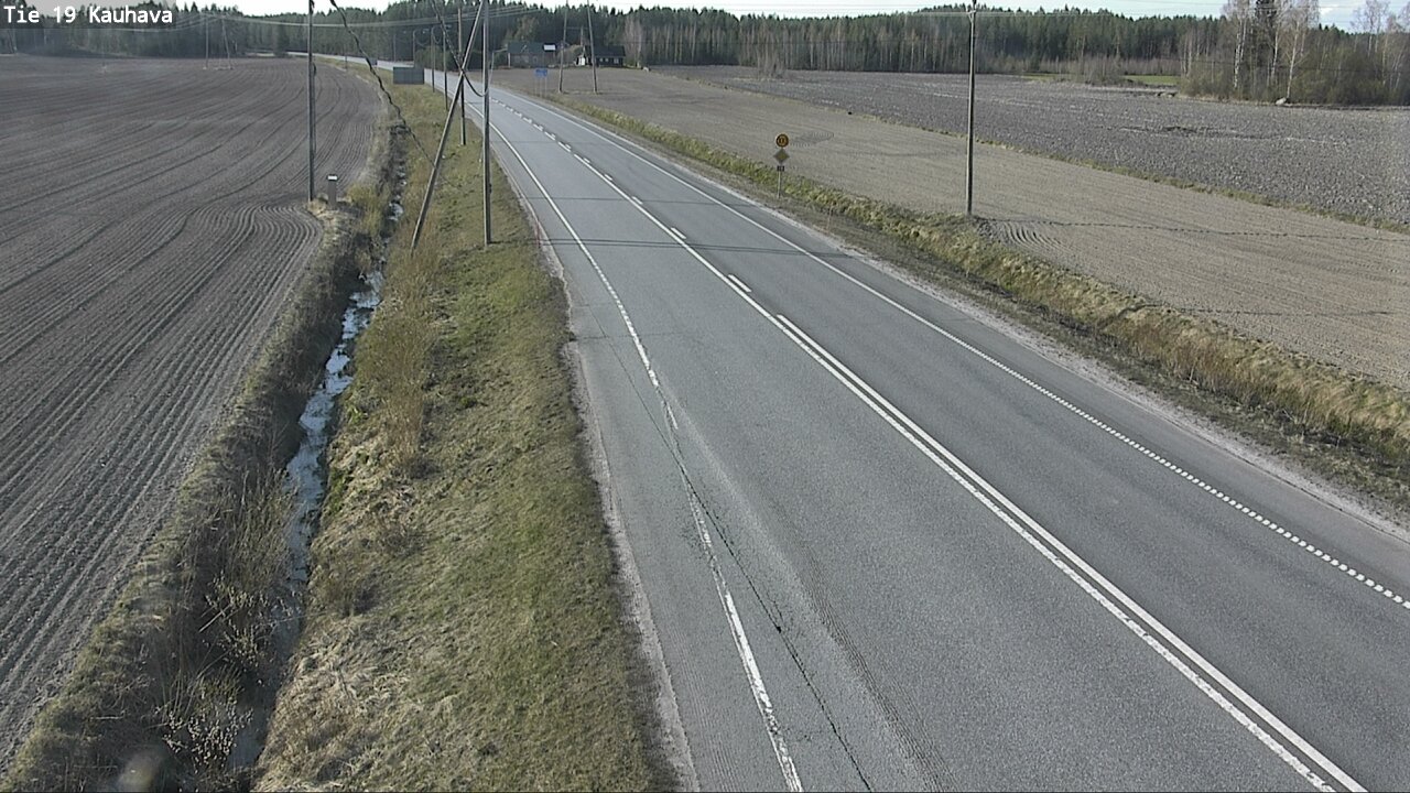 Weather Camera Image Road 19 Kauhava, Kauhava, Etelä-Pohjanmaa