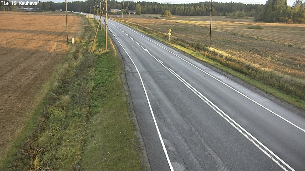 Weather Camera Image Road 19 Kauhava, Kauhava, Etelä-Pohjanmaa