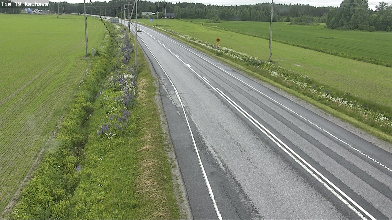 Weather Camera Image Väg 19 Kauhava, Kauhava, Etelä-Pohjanmaa
