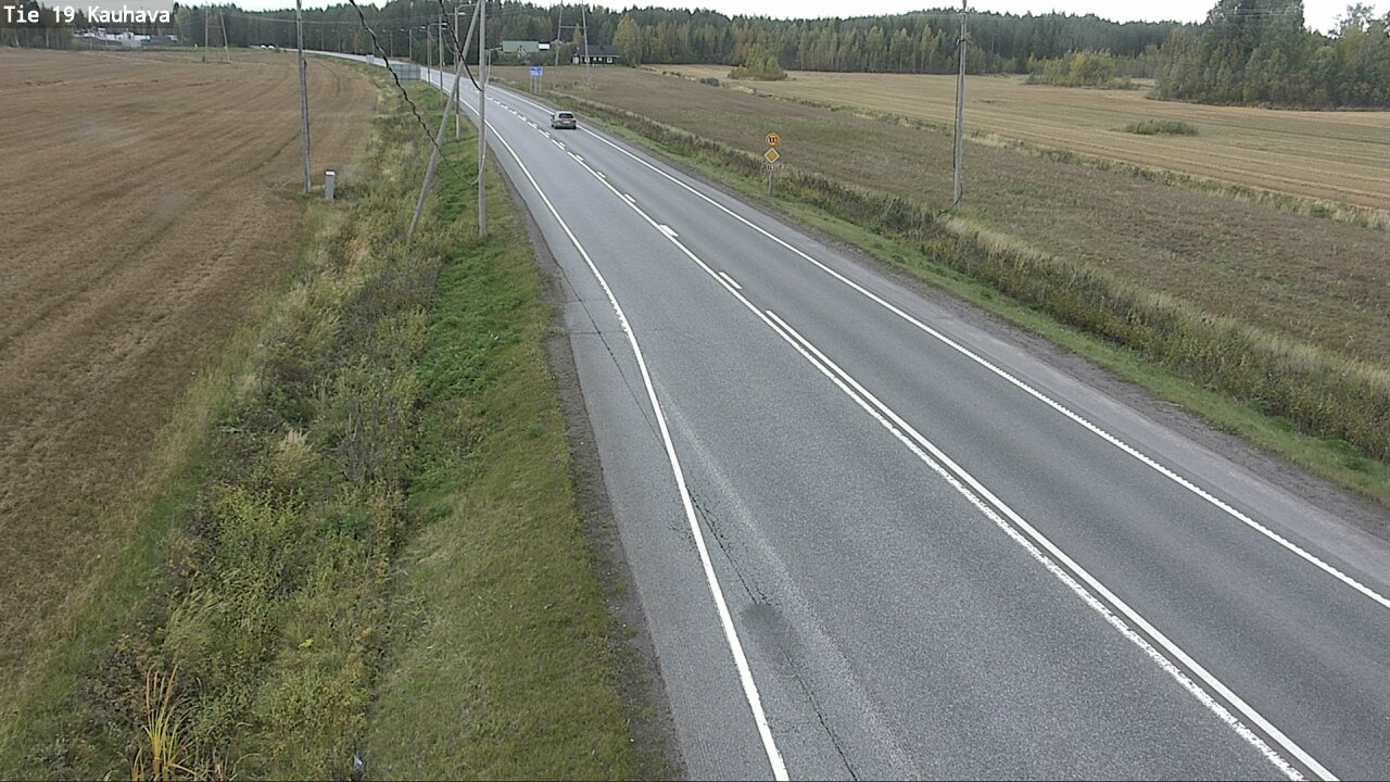 Weather Camera Image Road 19 Kauhava, Kauhava, Etelä-Pohjanmaa
