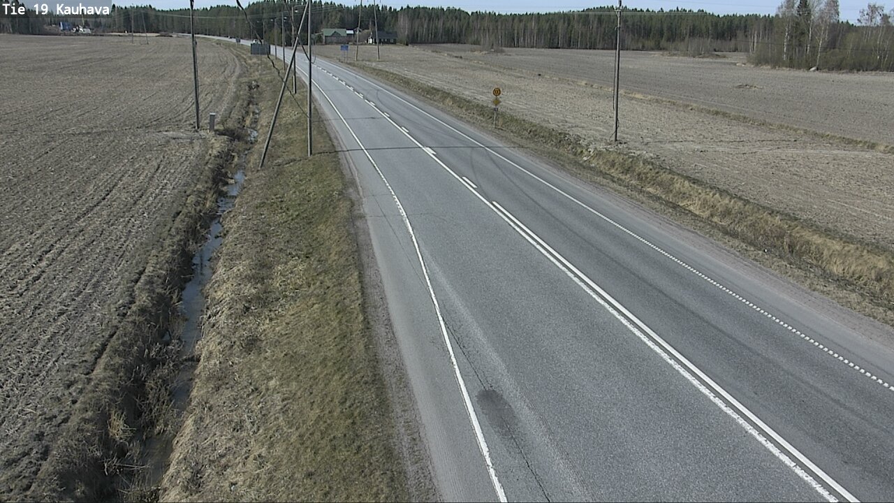 Weather Camera Image Road 19 Kauhava, Kauhava, Etelä-Pohjanmaa