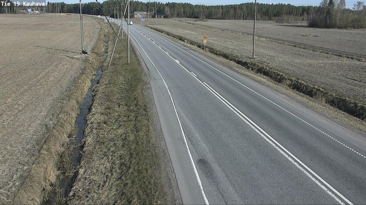 Weather Camera Image Road 19 Kauhava, Kauhava, Etelä-Pohjanmaa