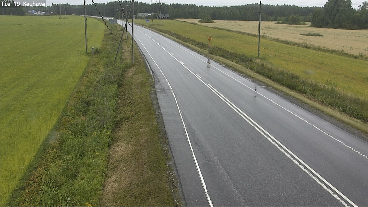 Weather Camera Image Väg 19 Kauhava, Kauhava, Etelä-Pohjanmaa