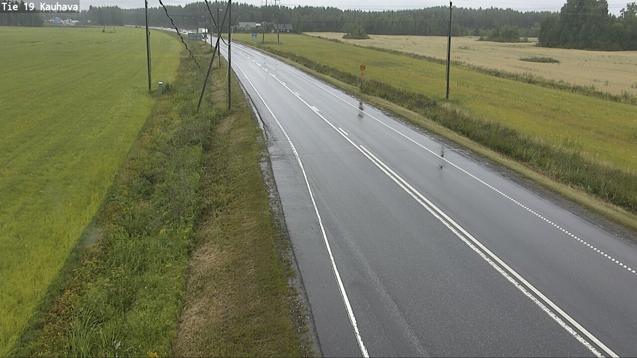 Weather Camera Image Väg 19 Kauhava, Kauhava, Etelä-Pohjanmaa