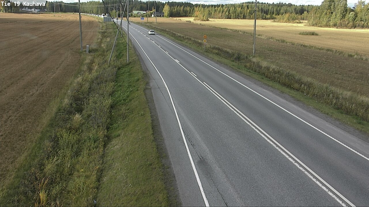 Weather Camera Image Road 19 Kauhava, Kauhava, Etelä-Pohjanmaa
