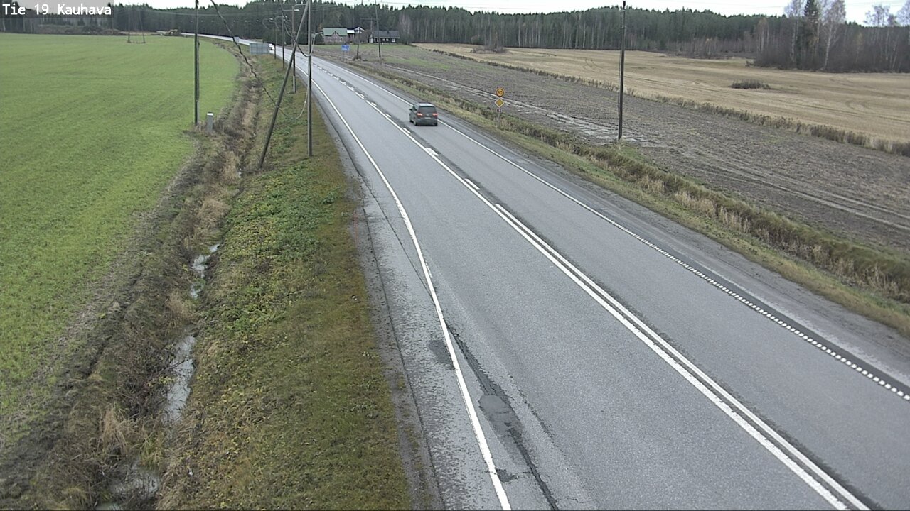 Weather Camera Image Väg 19 Kauhava, Kauhava, Etelä-Pohjanmaa