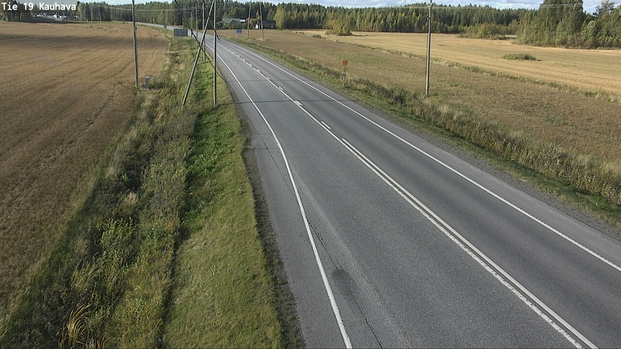 Weather Camera Image Road 19 Kauhava, Kauhava, Etelä-Pohjanmaa