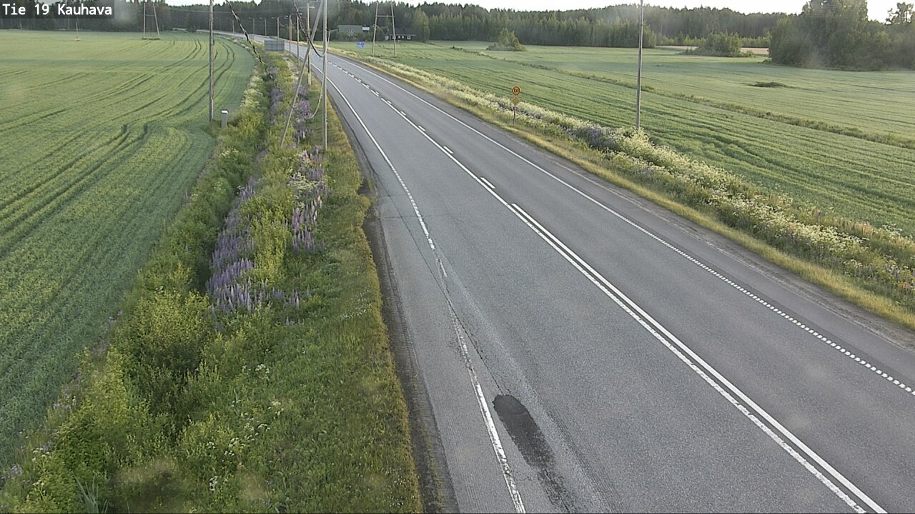 Weather Camera Image Road 19 Kauhava, Kauhava, Etelä-Pohjanmaa