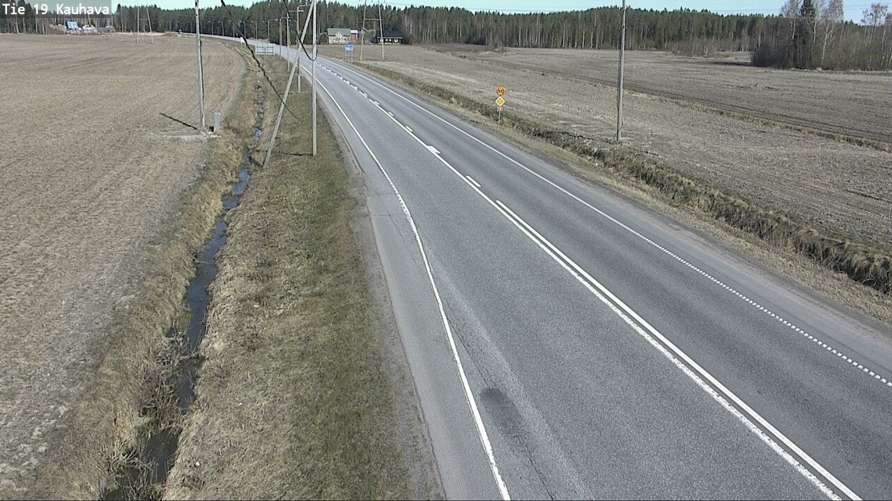 Weather Camera Image Road 19 Kauhava, Kauhava, Etelä-Pohjanmaa