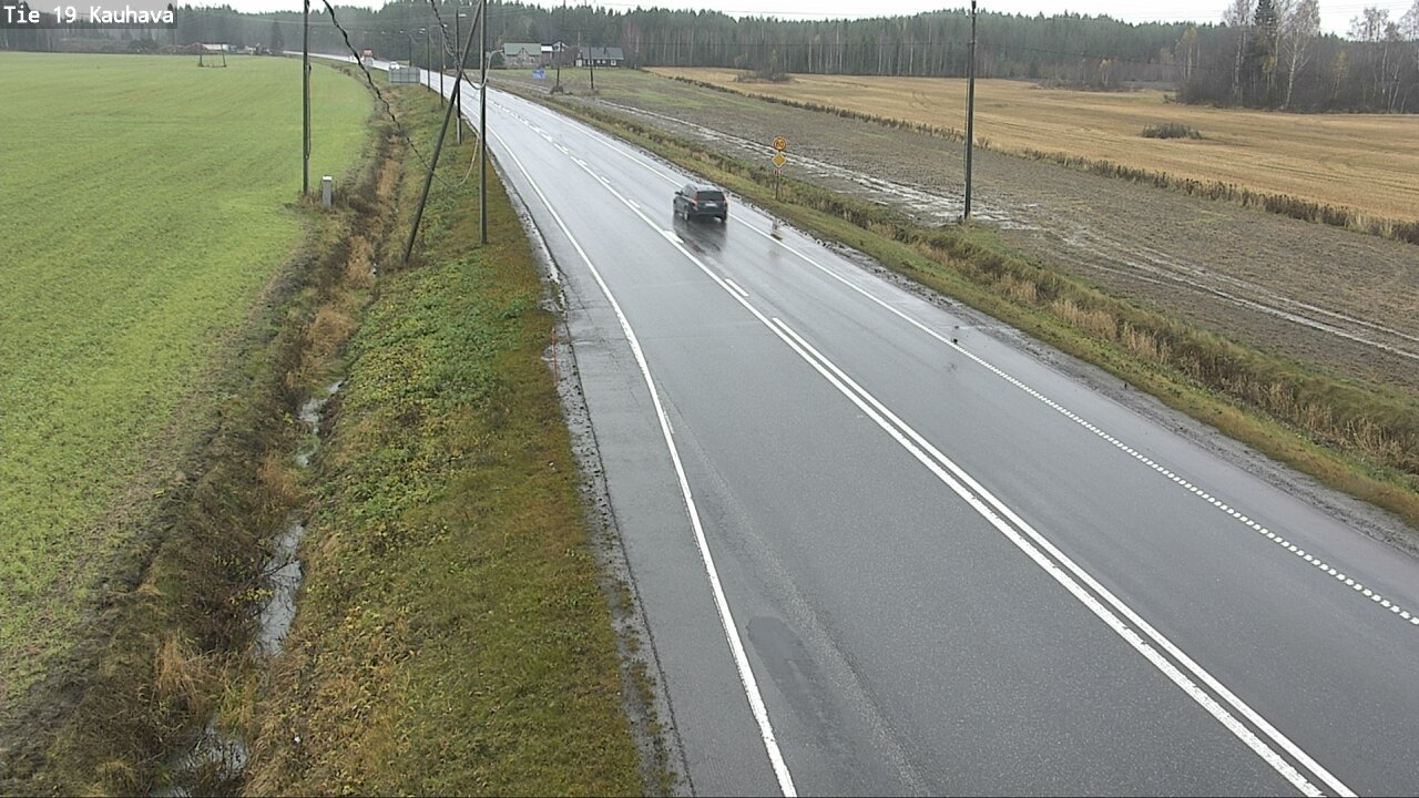 Weather Camera Image Väg 19 Kauhava, Kauhava, Etelä-Pohjanmaa