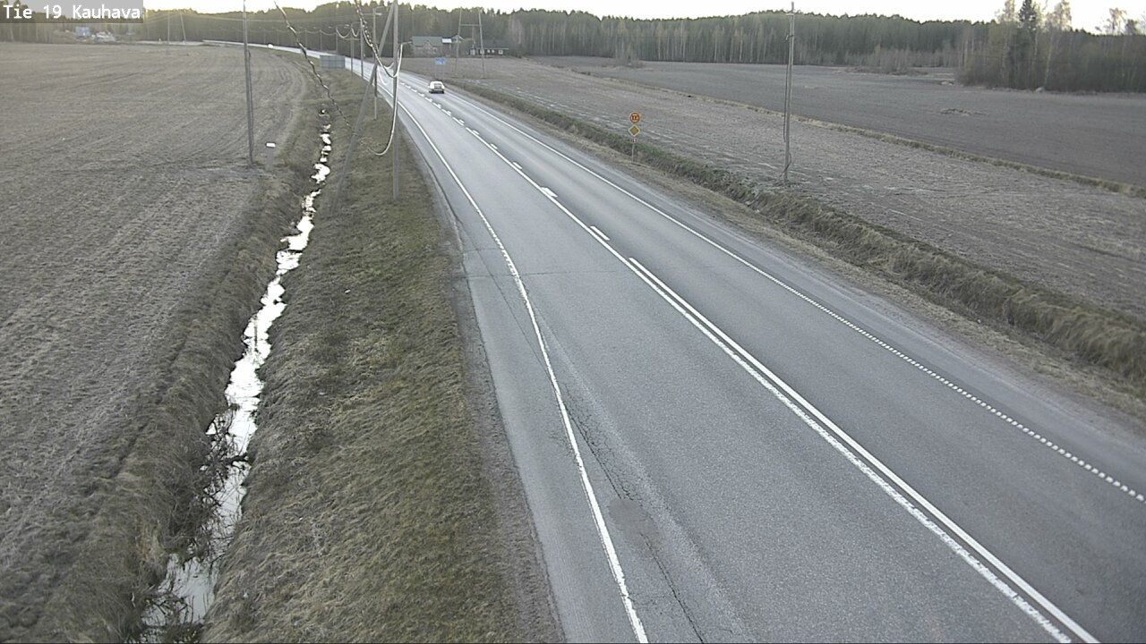 Weather Camera Image Road 19 Kauhava, Kauhava, Etelä-Pohjanmaa