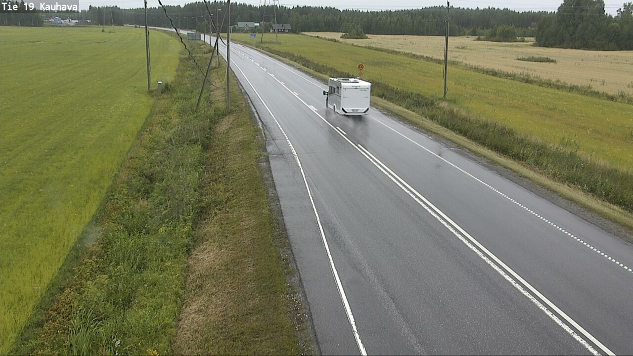 Weather Camera Image Väg 19 Kauhava, Kauhava, Etelä-Pohjanmaa