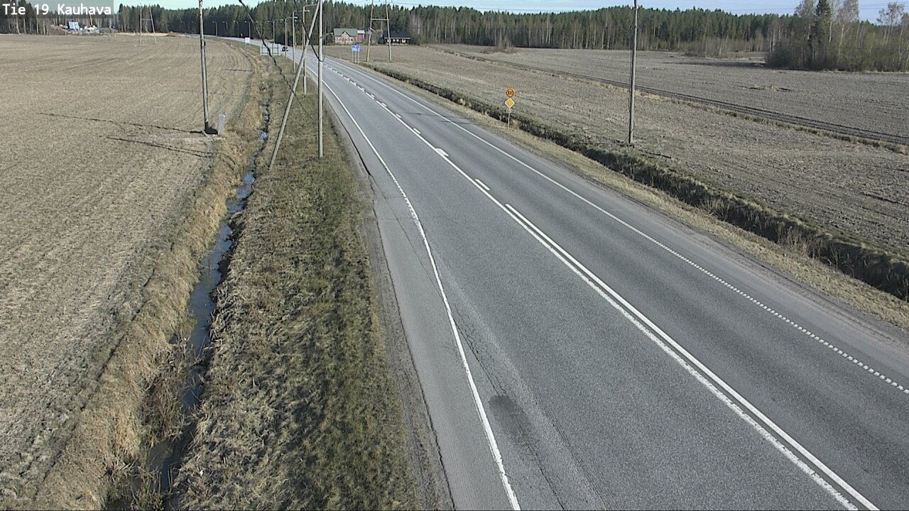 Weather Camera Image Road 19 Kauhava, Kauhava, Etelä-Pohjanmaa