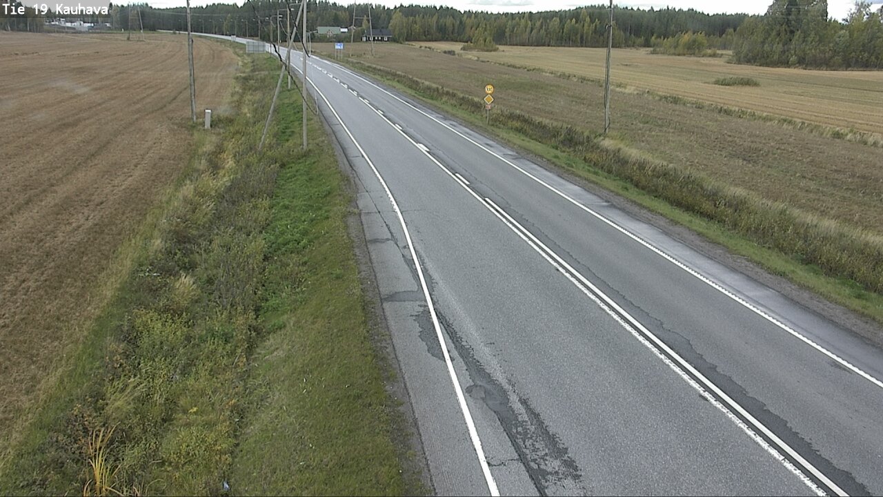 Weather Camera Image Road 19 Kauhava, Kauhava, Etelä-Pohjanmaa