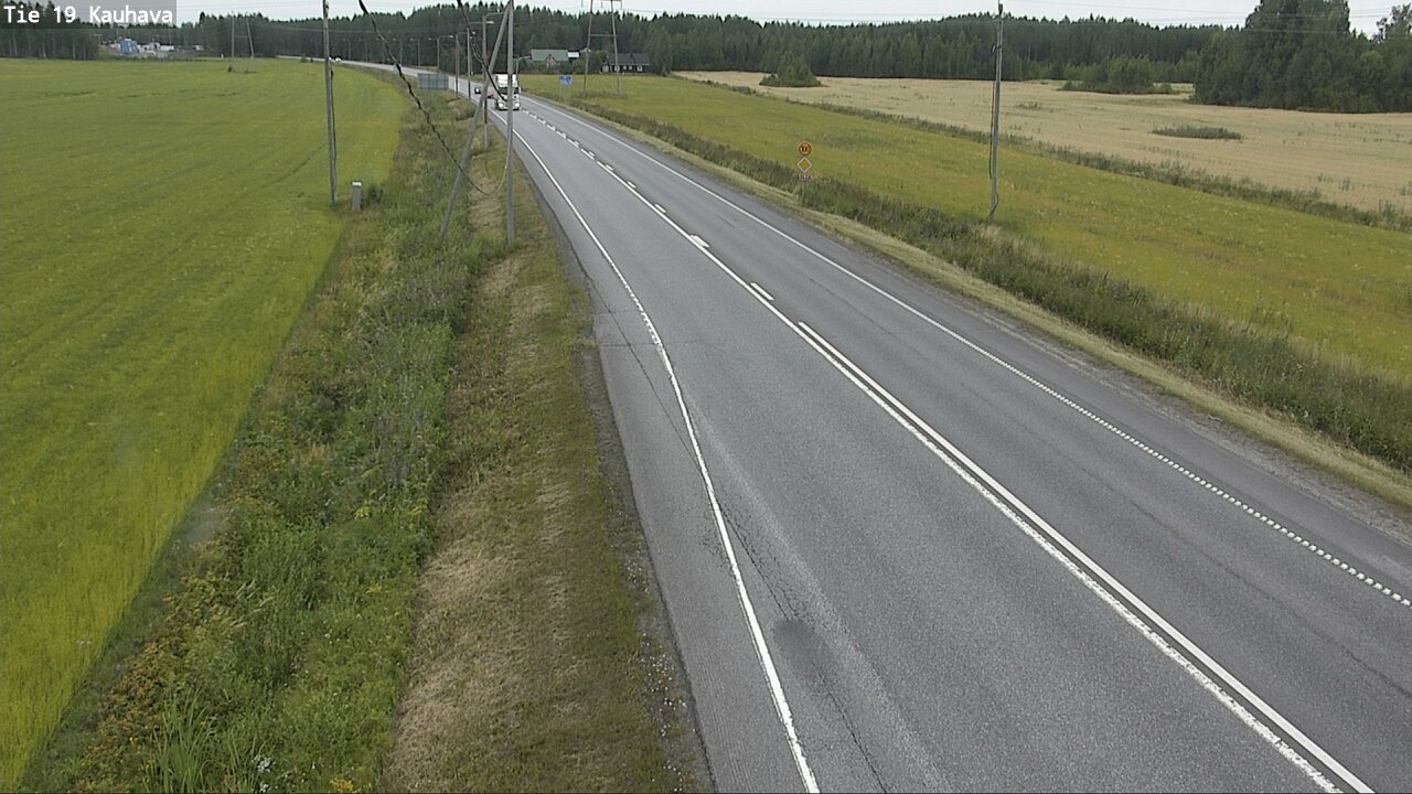 Weather Camera Image Road 19 Kauhava, Kauhava, Etelä-Pohjanmaa