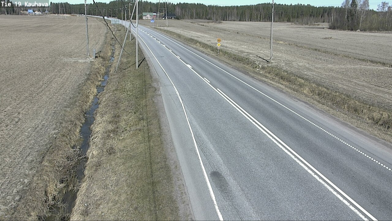 Weather Camera Image Road 19 Kauhava, Kauhava, Etelä-Pohjanmaa