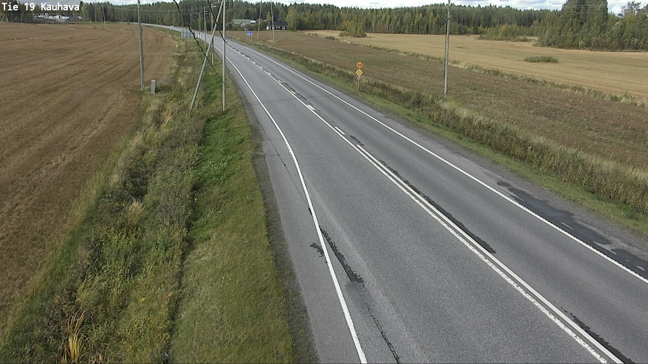 Weather Camera Image Road 19 Kauhava, Kauhava, Etelä-Pohjanmaa