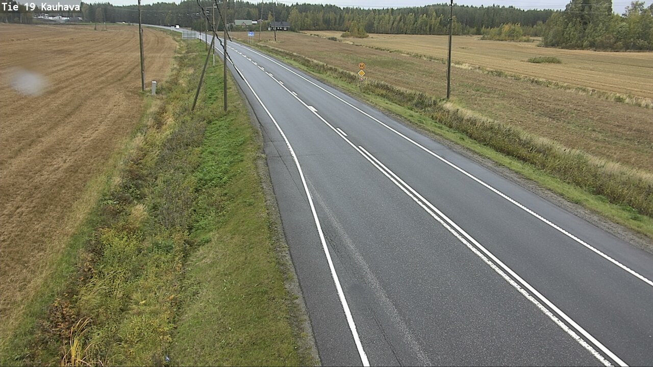 Weather Camera Image Road 19 Kauhava, Kauhava, Etelä-Pohjanmaa