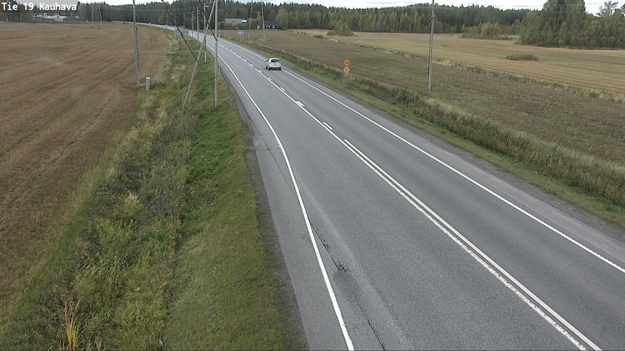 Weather Camera Image Road 19 Kauhava, Kauhava, Etelä-Pohjanmaa