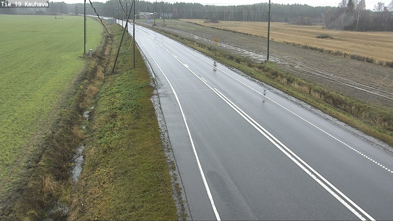 Weather Camera Image Väg 19 Kauhava, Kauhava, Etelä-Pohjanmaa