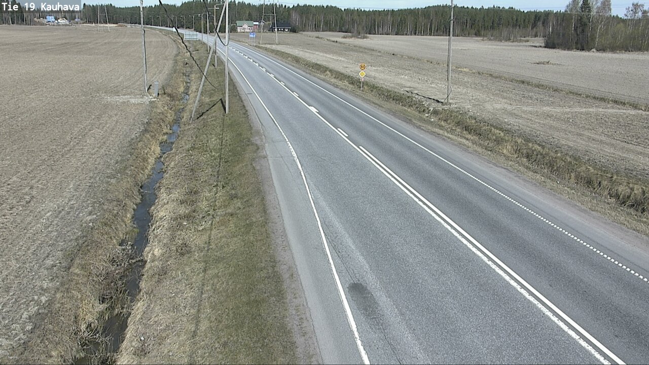 Weather Camera Image Road 19 Kauhava, Kauhava, Etelä-Pohjanmaa
