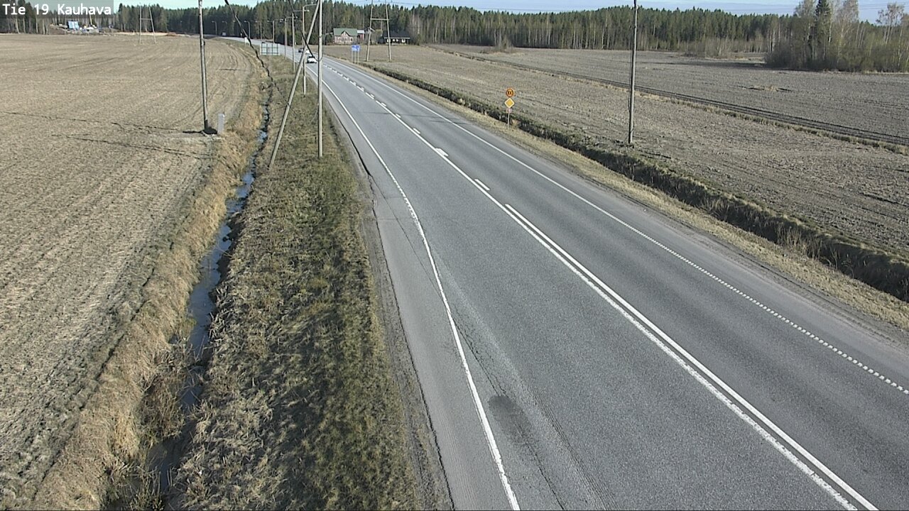 Weather Camera Image Road 19 Kauhava, Kauhava, Etelä-Pohjanmaa