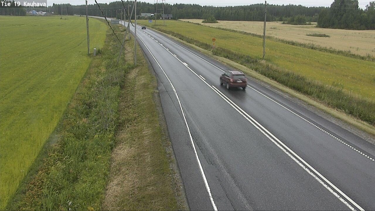 Weather Camera Image Väg 19 Kauhava, Kauhava, Etelä-Pohjanmaa