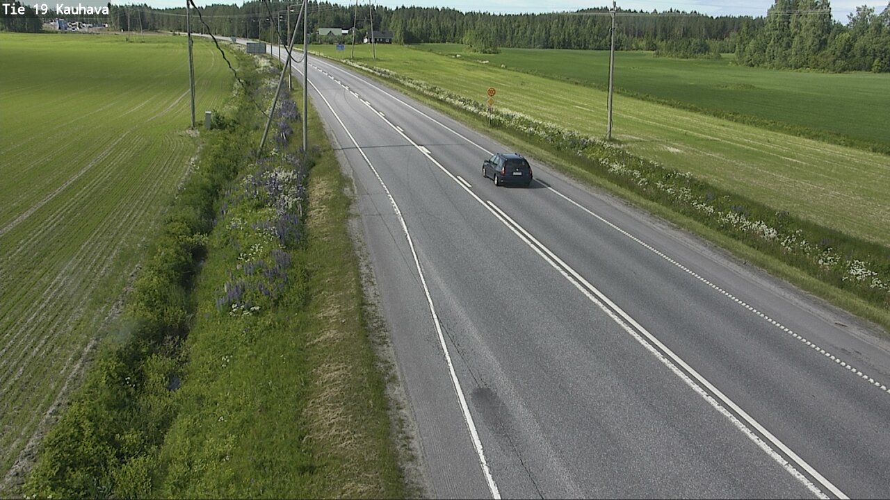 Weather Camera Image Road 19 Kauhava, Kauhava, Etelä-Pohjanmaa