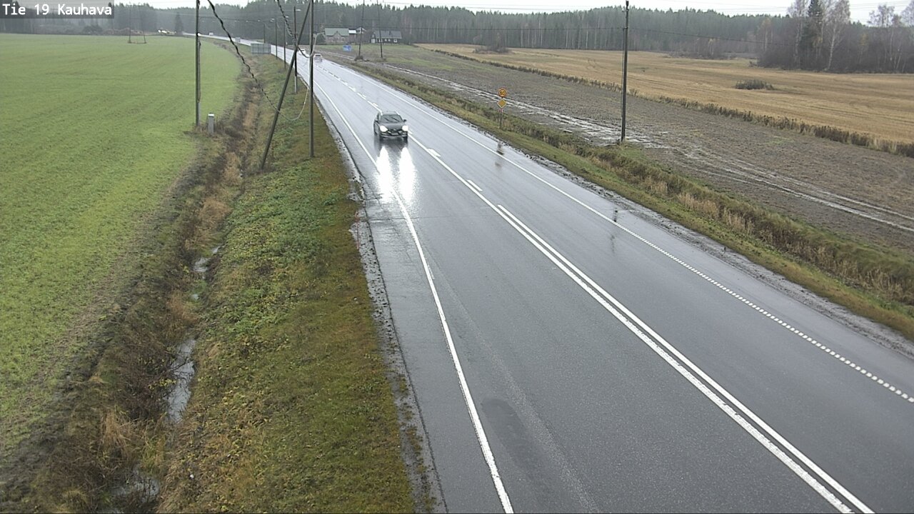 Weather Camera Image Väg 19 Kauhava, Kauhava, Etelä-Pohjanmaa