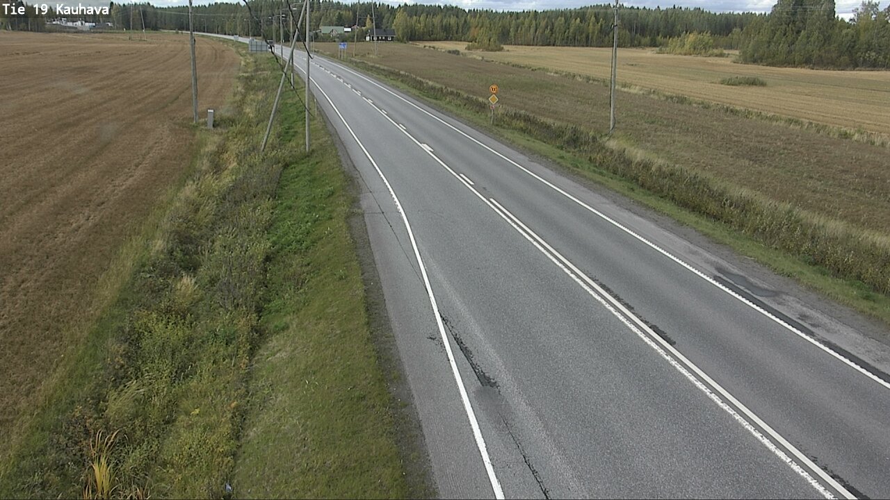 Weather Camera Image Road 19 Kauhava, Kauhava, Etelä-Pohjanmaa