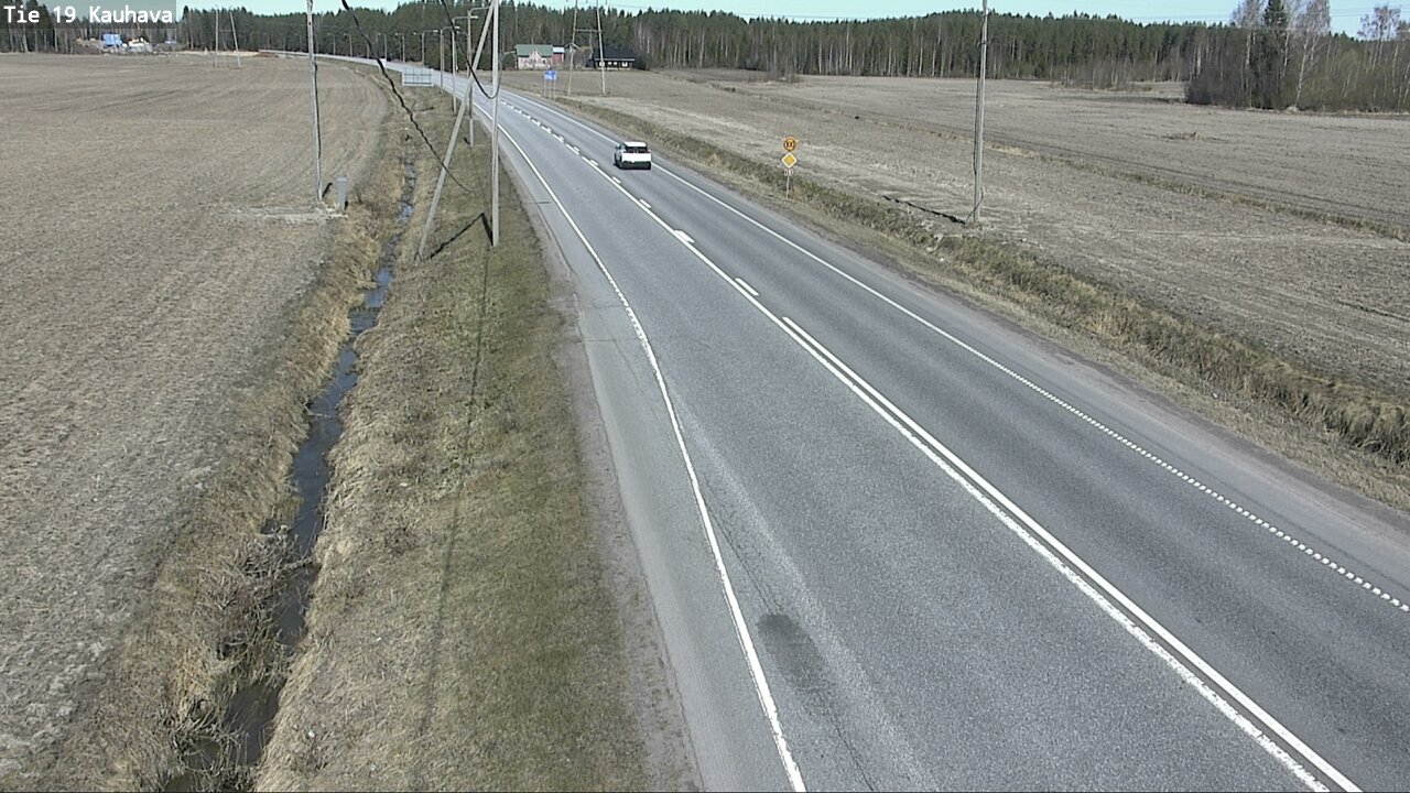 Weather Camera Image Road 19 Kauhava, Kauhava, Etelä-Pohjanmaa