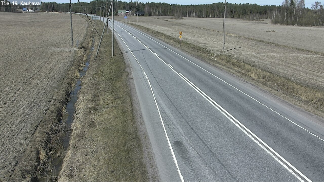 Weather Camera Image Road 19 Kauhava, Kauhava, Etelä-Pohjanmaa