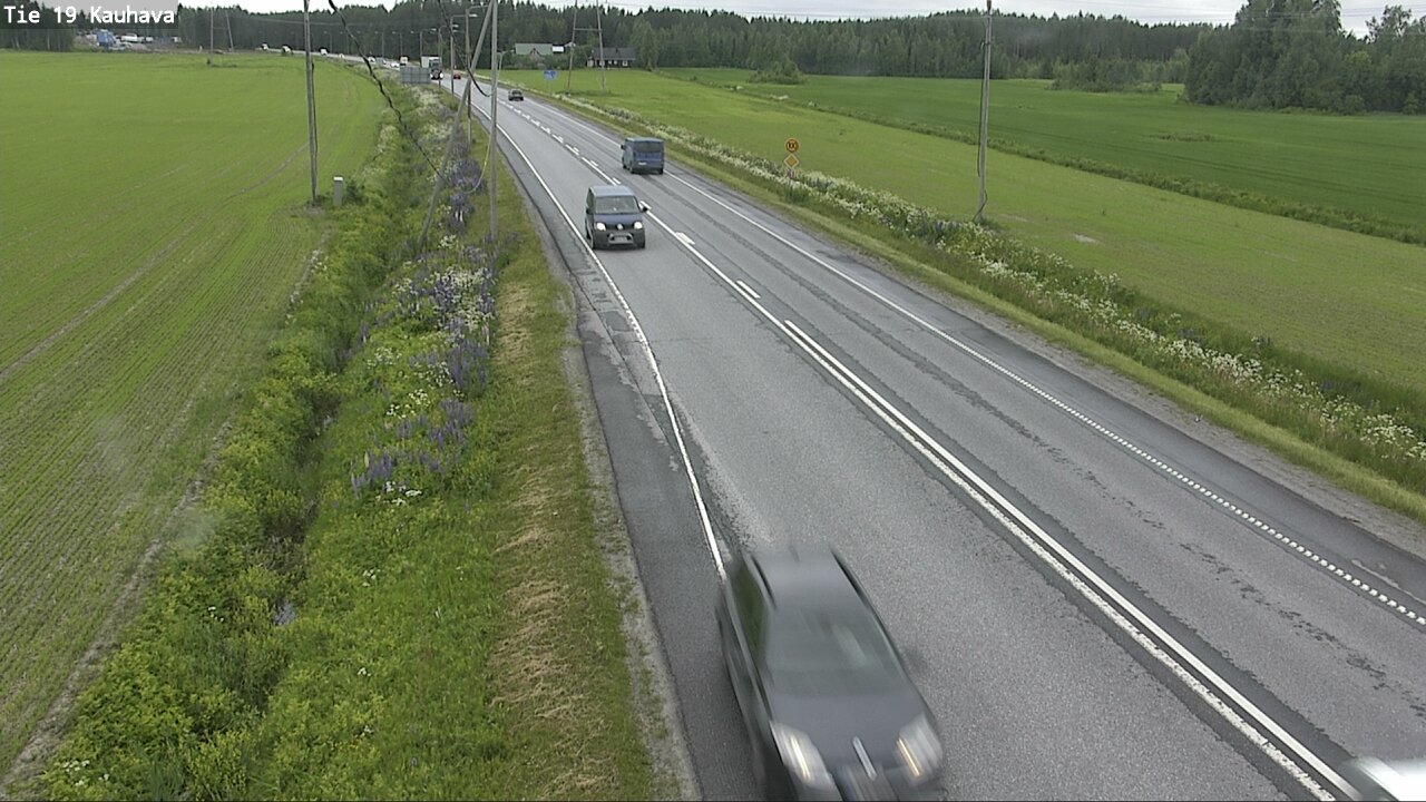 Weather Camera Image Väg 19 Kauhava, Kauhava, Etelä-Pohjanmaa