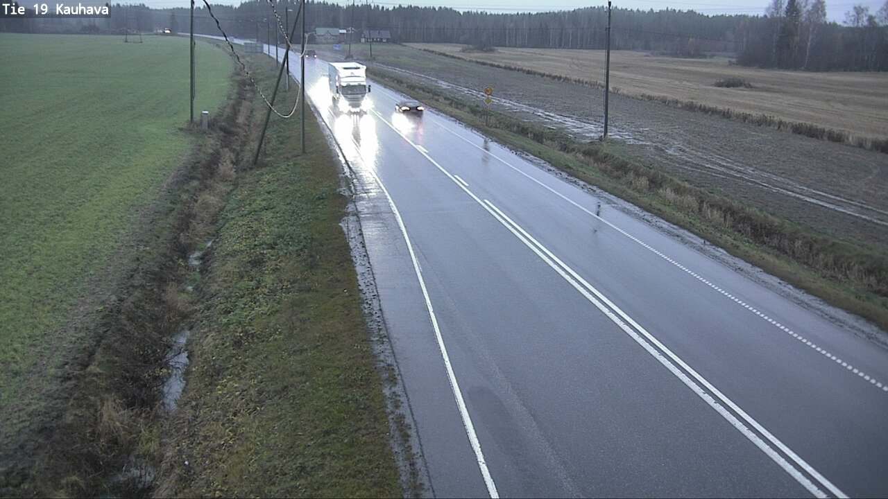 Weather Camera Image Väg 19 Kauhava, Kauhava, Etelä-Pohjanmaa