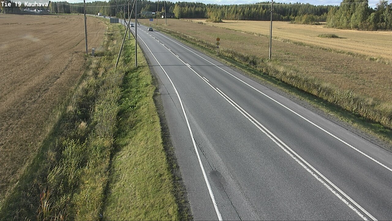 Weather Camera Image Road 19 Kauhava, Kauhava, Etelä-Pohjanmaa